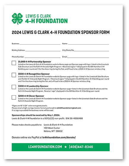 FoundationSponsorForm